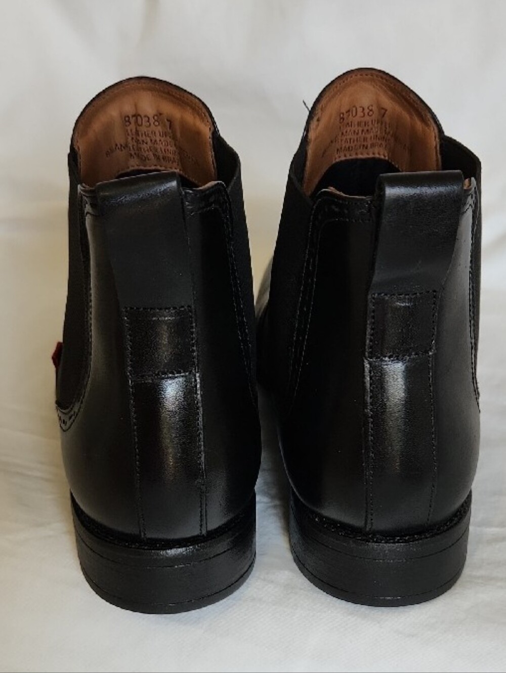 Marc Joseph Sands Street Leather Slip On Ankle Boots Black Brushed Napa Womens 7 - Picture 7 of 13